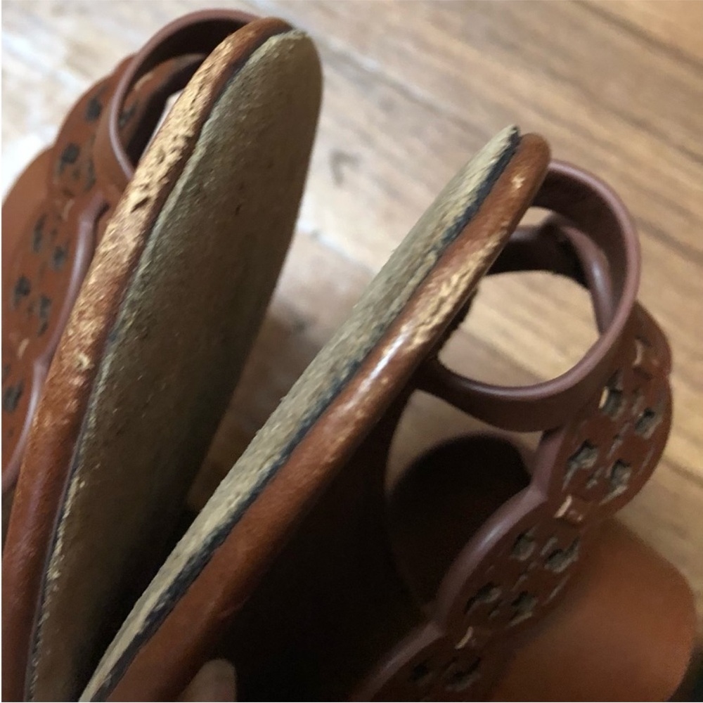 Tory Burch Tan Leather Sandals - Picture 3 of 5
